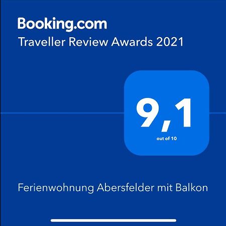 Ferienwohnung Abersfelder Mit Balkon Wildflecken Dış mekan fotoğraf