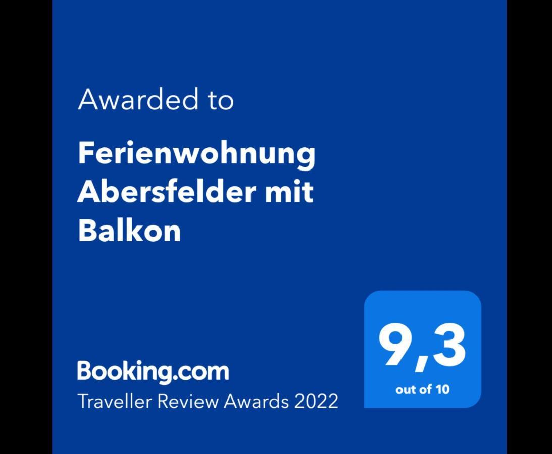 Ferienwohnung Abersfelder Mit Balkon Wildflecken Dış mekan fotoğraf