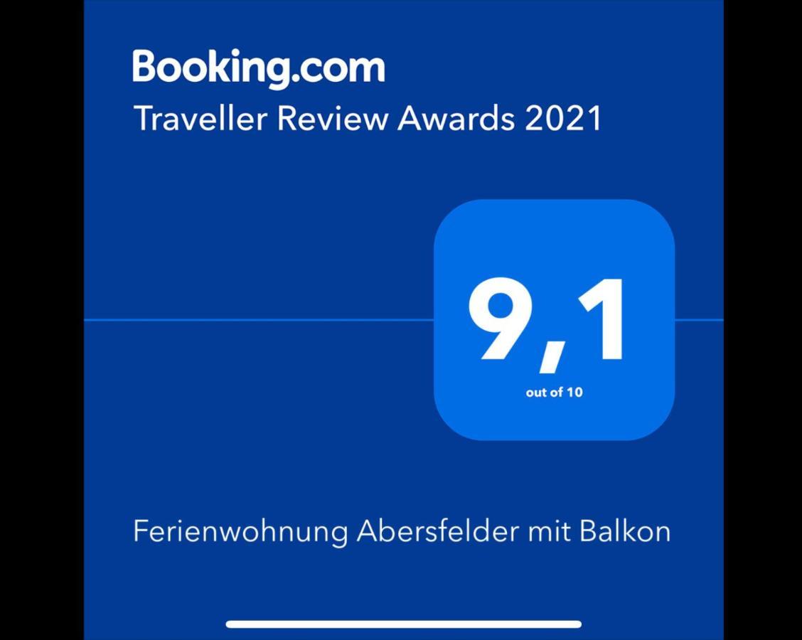 Ferienwohnung Abersfelder Mit Balkon Wildflecken Dış mekan fotoğraf